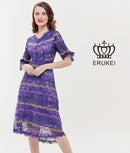 ERUKEI/エルケイ/ナイトドレス/キャバドレス/ドレス/ミディアムドレス/大きいサイズ/L1924