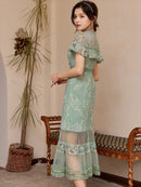 ERUKEI /S2008/キャバドレス/ドレス/ワンピース/パーティ/結婚式/二次会/総レース