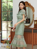 ERUKEI /S2008/キャバドレス/ドレス/ワンピース/パーティ/結婚式/二次会/総レース