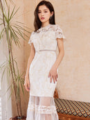 ERUKEI /S2008/キャバドレス/ドレス/ワンピース/パーティ/結婚式/二次会/総レース