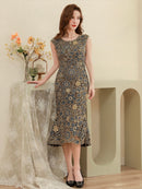 [ワンピースドレス]ERUKEI|S9902//ワンピース/レース/パーティドレス/結婚式/二次会