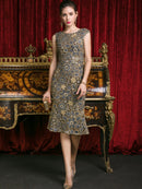 [ワンピースドレス]ERUKEI|S9902//ワンピース/レース/パーティドレス/結婚式/二次会