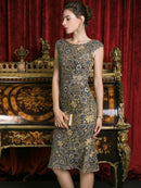 [ワンピースドレス]ERUKEI|S9902//ワンピース/レース/パーティドレス/結婚式/二次会