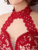 Andy|AN-OK2399/ワンピース/ミニドレス/総レース/ホルターネック