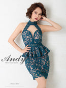 Andy|AN-OK2399/ワンピース/ミニドレス/総レース/ホルターネック