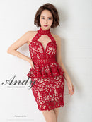 Andy|AN-OK2399/ワンピース/ミニドレス/総レース/ホルターネック