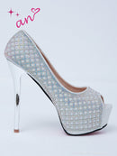 an/AOC-SH040/シューズ/キャバ嬢/キャバドレス/ヒール/ハイヒール/オープントゥ/Mサイズ