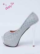 an/AOC-SH040/シューズ/キャバ嬢/キャバドレス/ヒール/ハイヒール/オープントゥ/Mサイズ