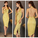 Veautt/ヴュート/VT08222/ドレープ/キャバドレス/タイトドレス/ドレッシー/ビジュー/アシンメトリー/ミディアム/グリーン/ゴールド/緑/金/