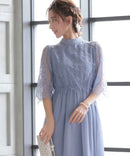 haremode|320140|フォーマルドレス|パーティドレス|結婚式|二次会|ドレス|ミディアムドレス|大きいサイズ有