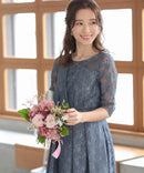 Artmarry/321159/総レース/フィッシュテールドレス/ワンピース/レース/フォーマルドレス/パーティドレス/ミディアムドレス/