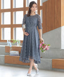 Artmarry/321159/総レース/フィッシュテールドレス/ワンピース/レース/フォーマルドレス/パーティドレス/ミディアムドレス/