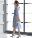 haremode|320140|フォーマルドレス|パーティドレス|結婚式|二次会|ドレス|ミディアムドレス|大きいサイズ有