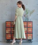 ワンピース/ワンカラーワンピース/シンプルワンピース/ロングワンピース/ドレス/パーティドレス/結婚式/二次会/同窓会/haremode/321148