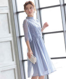 haremode|320140|フォーマルドレス|パーティドレス|結婚式|二次会|ドレス|ミディアムドレス|大きいサイズ有