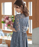 Artmarry/321159/総レース/フィッシュテールドレス/ワンピース/レース/フォーマルドレス/パーティドレス/ミディアムドレス/