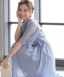 haremode|320140|フォーマルドレス|パーティドレス|結婚式|二次会|ドレス|ミディアムドレス|大きいサイズ有