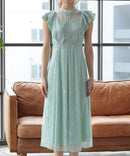 haremode|320118|フォーマルドレス|ワンピース|結婚式|二次会|成人式|ドレス|レース|パーティドレス|大きいサイズ有