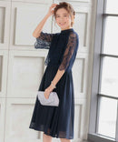 haremode|320140|フォーマルドレス|パーティドレス|結婚式|二次会|ドレス|ミディアムドレス|大きいサイズ有