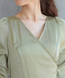 ワンピース/ワンカラーワンピース/シンプルワンピース/ロングワンピース/ドレス/パーティドレス/結婚式/二次会/同窓会/haremode/321148