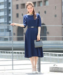 ワンピース/無地ワンピース/シンプルワンピース/大きいサイズ/ドレス/パーティドレス/結婚式/二次会/同窓会/haremode/419004