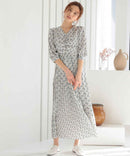 ワンピース/花柄プリント/花柄ワンピース/パーティドレス/結婚式/二次会/同窓会/haremode/321145