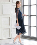 haremode|320140|フォーマルドレス|パーティドレス|結婚式|二次会|ドレス|ミディアムドレス|大きいサイズ有