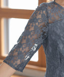 Artmarry/321159/総レース/フィッシュテールドレス/ワンピース/レース/フォーマルドレス/パーティドレス/ミディアムドレス/