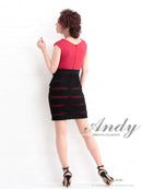 [ワンピースドレス]Andy|AN-OK1450/ナイトドレス/キャバドレス/ドレス/ワンピース/ミニドレス