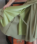 ワンピース/ワンカラーワンピース/シンプルワンピース/ロングワンピース/ドレス/パーティドレス/結婚式/二次会/同窓会/haremode/321148