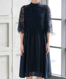 haremode|320140|フォーマルドレス|パーティドレス|結婚式|二次会|ドレス|ミディアムドレス|大きいサイズ有