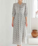 ワンピース/花柄プリント/花柄ワンピース/パーティドレス/結婚式/二次会/同窓会/haremode/321145