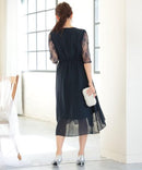 haremode|319104|フォーマルドレス|レース|パーティドレス|ワンピース|結婚式|二次会|お呼ばれ|ナイトドレス