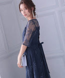 haremode|320111|カラードレス|パーティ|結婚式|二次会|入学式|卒業式|フォーマルドレス|ワンピース|ドレス|大きいサイズ有