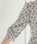 ワンピース/花柄プリント/花柄ワンピース/パーティドレス/結婚式/二次会/同窓会/haremode/321145