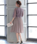 haremode|320140|フォーマルドレス|パーティドレス|結婚式|二次会|ドレス|ミディアムドレス|大きいサイズ有