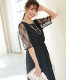 haremode|319104|フォーマルドレス|レース|パーティドレス|ワンピース|結婚式|二次会|お呼ばれ|ナイトドレス