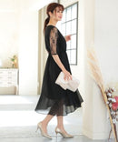 haremode|319104|フォーマルドレス|レース|パーティドレス|ワンピース|結婚式|二次会|お呼ばれ|ナイトドレス