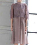 haremode|320140|フォーマルドレス|パーティドレス|結婚式|二次会|ドレス|ミディアムドレス|大きいサイズ有