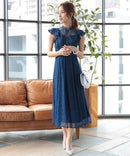 haremode|320118|フォーマルドレス|ワンピース|結婚式|二次会|成人式|ドレス|レース|パーティドレス|大きいサイズ有