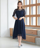 Artmarry/321159/総レース/フィッシュテールドレス/ワンピース/レース/フォーマルドレス/パーティドレス/ミディアムドレス/