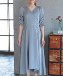 ワンピース/ワンカラーワンピース/シンプルワンピース/ロングワンピース/ドレス/パーティドレス/結婚式/二次会/同窓会/haremode/321148