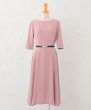 ワンピース/無地ワンピース/シンプルワンピース/大きいサイズ/ドレス/パーティドレス/結婚式/二次会/同窓会/haremode/419004