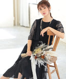 haremode|319104|フォーマルドレス|レース|パーティドレス|ワンピース|結婚式|二次会|お呼ばれ|ナイトドレス