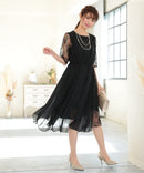 haremode|319104|フォーマルドレス|レース|パーティドレス|ワンピース|結婚式|二次会|お呼ばれ|ナイトドレス