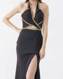 M-235/ナイトドレス/キャバドレス/ロング/ロングドレス/パーティドレス/謝恩会/セレモニー/レセプション/二次会/結婚式/ドレス