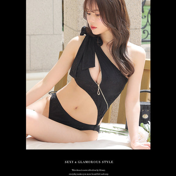 ローブドフルール ビキニ 水着 ［GL2360-W-2206］ Lacy zip swim