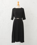 ワンピース/無地ワンピース/シンプルワンピース/大きいサイズ/ドレス/パーティドレス/結婚式/二次会/同窓会/haremode/419004