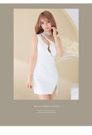 ローブドフルール/Glossy/グロッシー/ジッパードレス/ミニドレス/キャミドレス/刺繡ドレス/GL2625