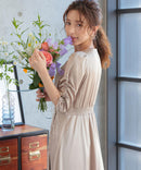 ワンピース/ワンカラーワンピース/シンプルワンピース/ロングワンピース/ドレス/パーティドレス/結婚式/二次会/同窓会/haremode/321148